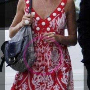 Yoanna Baraschi fuschia pink cotton summer dress
